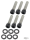 Triple Tree Screws Matt Blk XL87-22 39mm (DE)