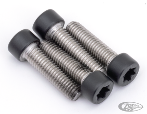 Bar Top Clamp Bolts Matt Blk RH21-Up (DE)