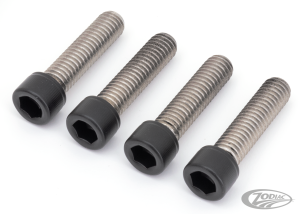 Bar Top Clamp Bolts Matt Blk K1 (DE)