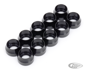 10pck Washers 5/16" Socket Head Black (DE)