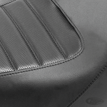 2-Up Pleated Seat Black FXLR18-Up