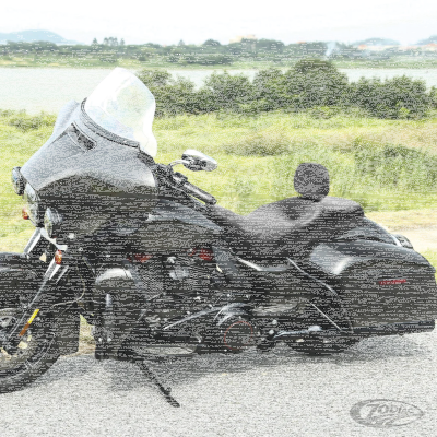 Driver Backrest Kit Black FLH/T09-Up (DE)