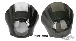 Quarter Fairing Gloss Black Clear Screen