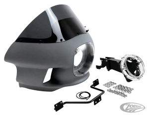 7" FXRP Fairing Unpainted Smoke ST18-Up