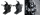 41mm Fork Clamps Black for 1/4 Fairing (DE)