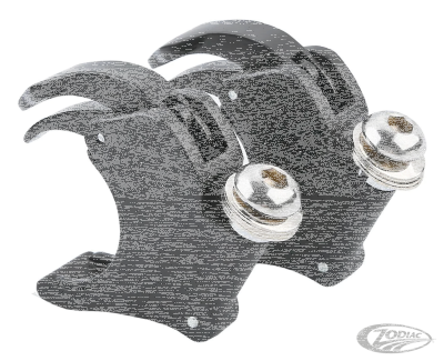 49mm Fork Clamps Black for 1/4 Fairing (DE)