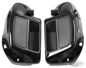 Leg Fairings Gloss Black FLH/T14-Up (DE)