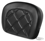 Passenger Backrest Pad Diamond Black