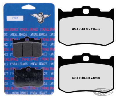FR+RR Pads Xtreme PM Four Piston Caliper (DE)