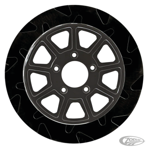 FR Smooth 11.5"x5mm BL/BL 9-Spoke (DE)