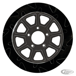 FR Smooth 11.8"x5mm BL/BL 9-Spoke