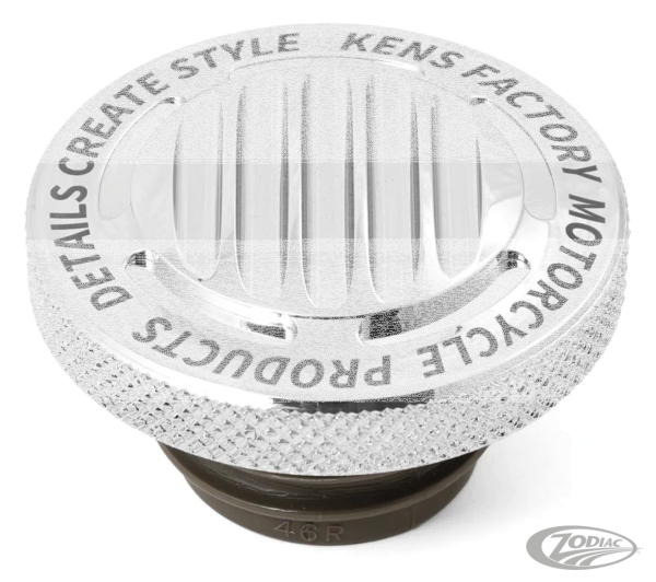 Next Level Chrome Finned Gas Cap 96-Up (DE)