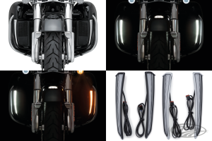 Blk Fang Lower Fairing Lights FLH/T14-Up (DE)