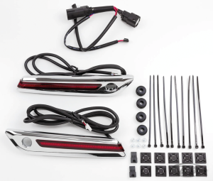 Chr hardbag latch cvrs Red FLH/T14-Up (DE)