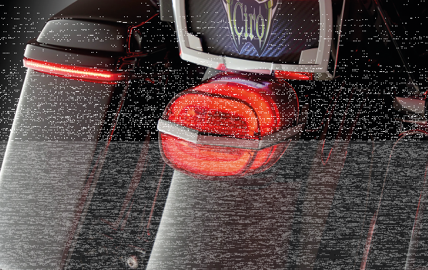 Armor Tail Light Red HD99-Up (DE)