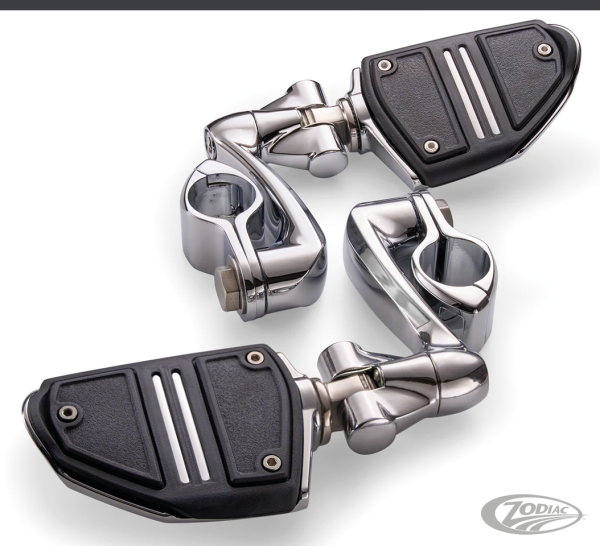 Twin Rail HW Pegs Ext. Chr Male Mounts (DE)
