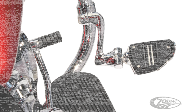 Twin Rail HW Pegs Ext. Chr Male Mounts (DE)
