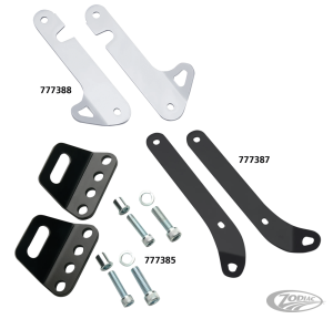 Tie-Down Brackets Chrome FLH14-Up