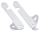 Tie-Down Brackets Chrome FLH14-Up