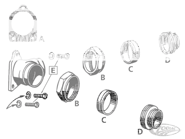 Bushing inlet packing UL/WLD/WLDR (DE)