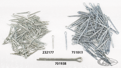 Stud set stabilizer cover w/nut front br (DE)