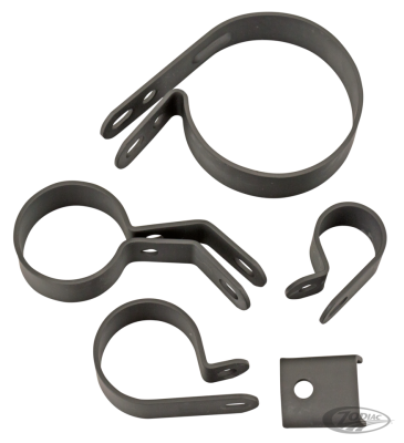 Exhaust clamps Chrome Knuckle 1941-47