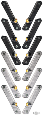 Vitys Front turnsignalkit black/brass