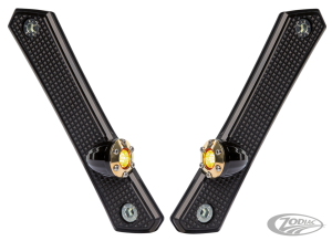 Vitys Front turnsignalkit black/brass