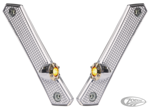 Vitys Front turnsignalkit polish/brass