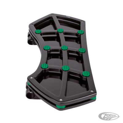 DIAMOND FR FLRBRD BLK W/ GEMS GREEN