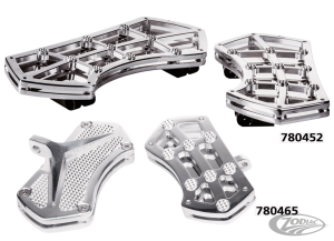 DIAMOND PSSNGR FLRBRD BLK W/ GEMS RED