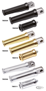 SHARIF SHIFT / BRAKE PEG BLK (DE)