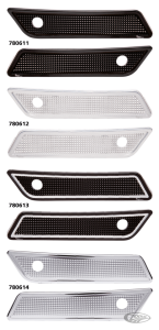 DIAMOND LATCH COVER CHROME 14-up