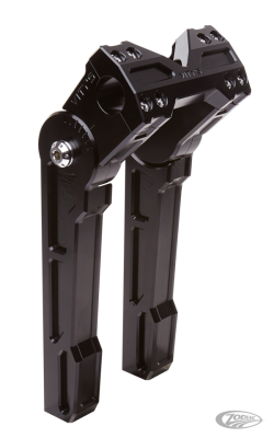 Adjustable 10" riser set black (DE)
