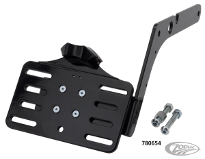 Blck side mount licenseplatekit XL04-UP (DE)
