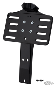 Blck cntr mount licenseplatekit XL04-UP