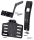 Blk Bracket only center mount XL04-UP (DE)