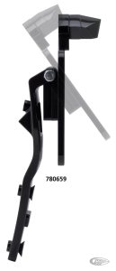 Blk center licensplate kit FLSL18-UP (DE)