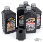 Evo XL Platinum oil service kit Black, Sportster ab 1984