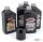 Evo XL Platinum oil service kit Black, Sportster ab 1984