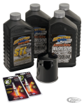 Evo XL Platinum Total service kit Black, Sportster ab...