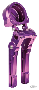 10" Adj. Risers/Gauge Purple FXLRS22-Up (DE)