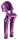 10" Adj. Risers/Gauge Purple FXLRS22-Up (DE)