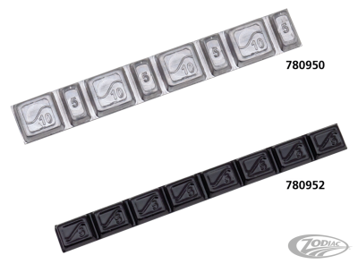 KLEBE-RADWUCHTGEWICHTE