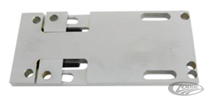 Adjustable transmission plate 79-86 chro