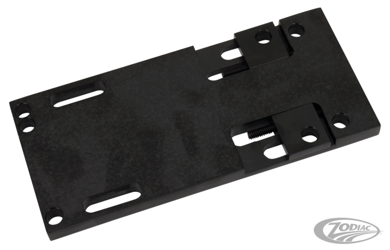 Adjustable transmission plate 79-86 blac (DE)