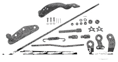 Mechanical brake kit parkerized BT36-57 (DE)