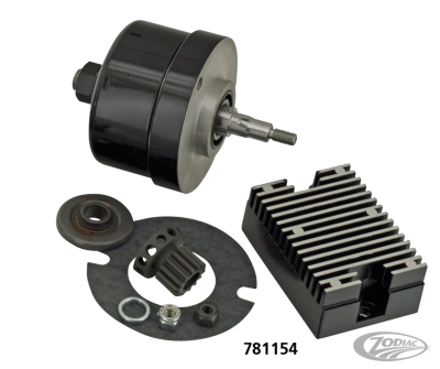 Alternator conversion kit 45ci37-73 Blk (DE)
