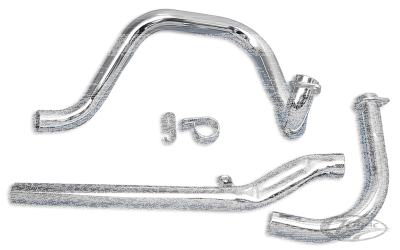 Chr Shovelhead 66-69 cross over headers (DE)