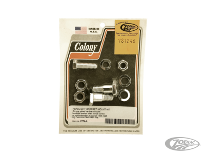 Headlight bracket mounting kit 36-48 Chr (DE)